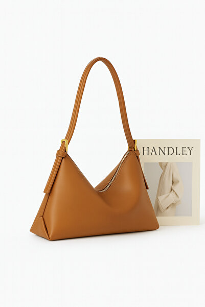 Handley Geantă de umăr din piele artificială de lux – model elegant cu detali...