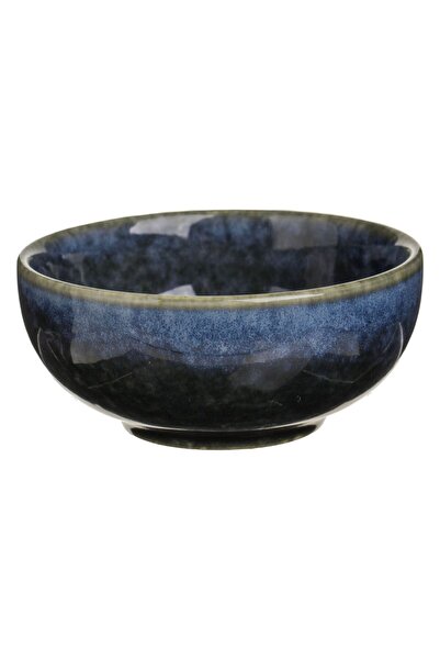 OEM Round Bowl for Sauce and Dip Blue "Blue Reactive Glaze Nordic" 90 ml