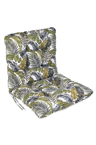 OEM Banana Leaf Chair Cushion with Backrest for Outdoor Spaces 100x50cm