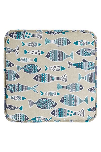 OEM Summer Chair Cushion Beige Pisces 39x39cm