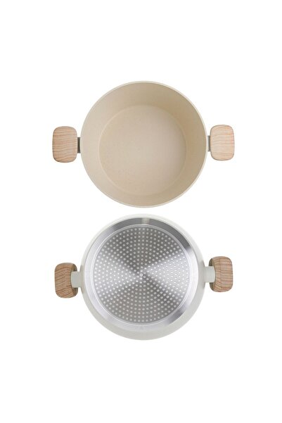 OEM Non-Stick Saucepan with Ceramic Finish & Lid Ø28cm - 6.4L