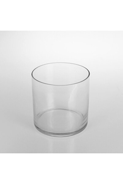 OEM Transparent Cylindrical Decorative Vase Ø12x12cm