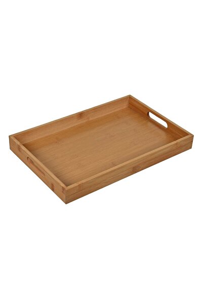 OEM Melamine Bamboo Serving Tray 38x25x4cm