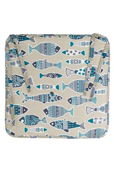 OEM Summer Chair Cushion Beige Pisces 39x39cm