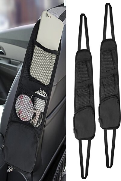 MorBebe Lüx 2 ADET Araba Koltuğu Yan Düzenleyici Asılı Çanta, Araba Koltuğu S...