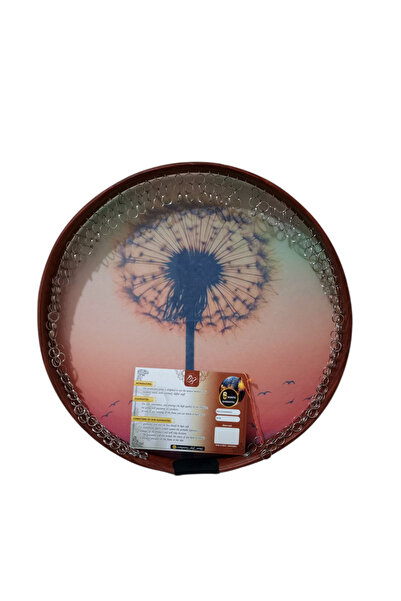 Aryen Müzik REMO MARKA PROFESYONEL KUMLU İRAN ERBANESİ (DEF) 52 CM BÜYÜK BOY ERBANE KARAHİNDİBA DESENLİ