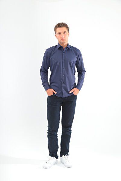 ANDINO Slimfit Men's Shirt Cotton Polyester with a Slim Fit Construction As05...