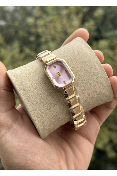 Tulpar New Season Special Cut Glass Design Octagonal Case Women's Wristwatch