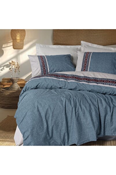 Talis Lenjerie de Pat Dublu Polku Gri, Bumbac 100%