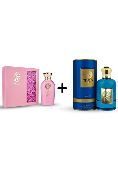 Riiffs عبير للنساء أو دو برفيوم 100 مل + إمبريال بلو للرجال أو دو برفيوم 100 مل