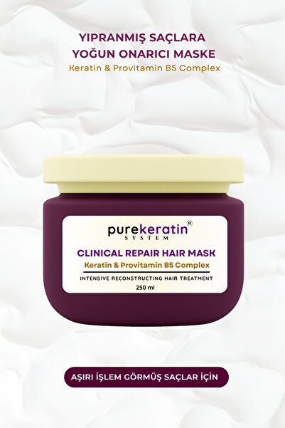 purekeratin system Clinical Repair Hair Mask ( Yoğun Onarıcı Saç Maskesi 250 ML)