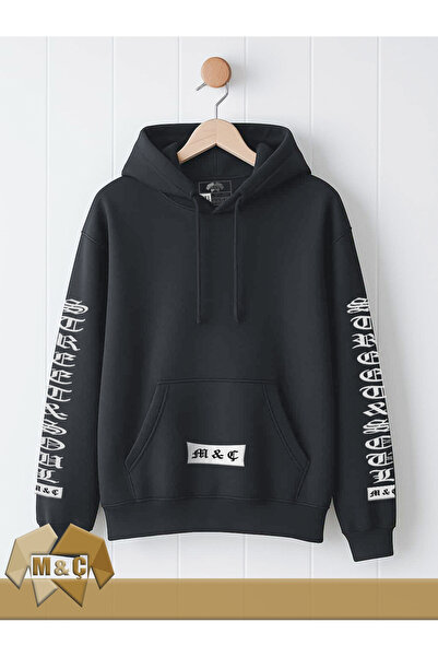 MÇ FAMİLY STORe سترة رياضية رجالية بقلنسوة وأكمام طويلة بتصميم رمزي موسمي من ...