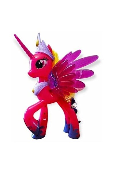 OEM Figurine Pony Princess Celestia with Shiny Wings, Music and Light, Pink, 23 cm, 3 Years+