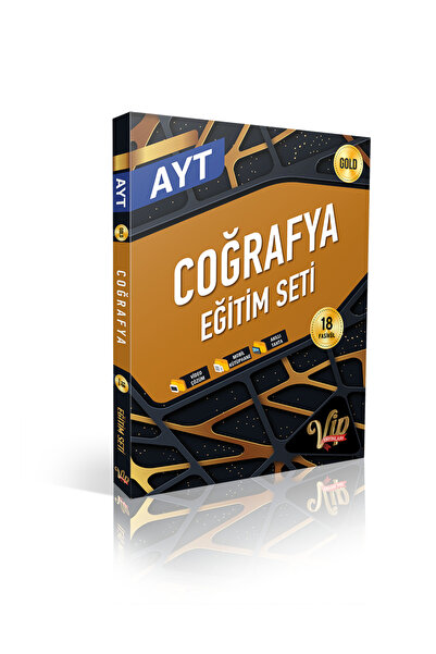 vip yayınları AYT Coğrafya Eğitim Seti Gold