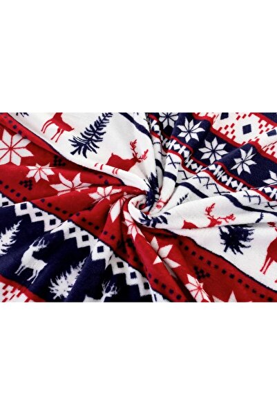 zola Thick blanket and 2 pillowcases set, 160 x 200 cm/ 40 x 40 cm, 330 g/m2, white with pattern