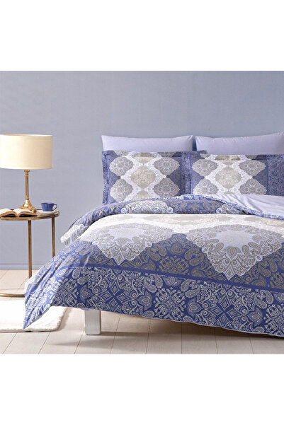 Talis Set Cearsaf de Pilota si 2 fete de perna Daphne Albastru, Bumbac 100%