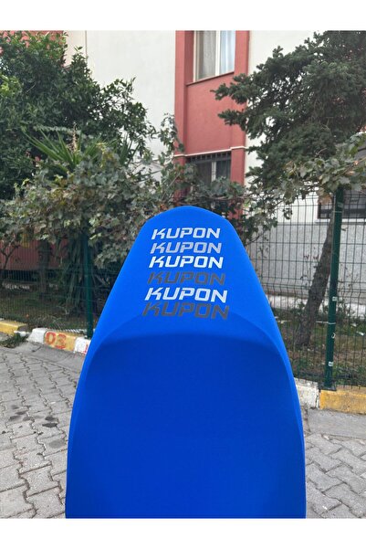 Utku Giyim KUPON DESENLİ MAVİ RENK MOTOSİKLET KOLTUK KILIFI