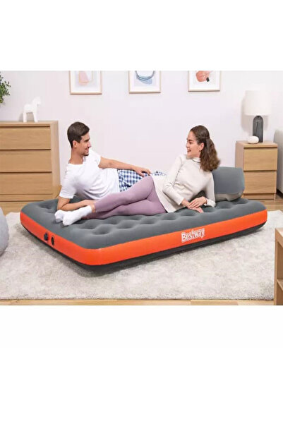 TSUMAB Bestway Inflatable Double Air Bed – Comfortable Home & Camping Mattress