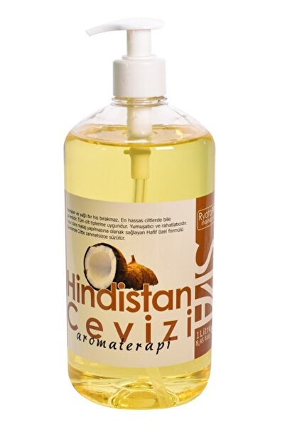 RyotoPRO زيت تدليك عطري بجوز الهند طبيعي 100% 1 لتر.