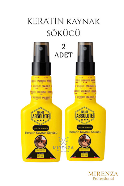 mirenza cosmetic Keratin Kaynak Sökücü 125ml 2'li Set - Saç Kaynak Çıkarıcı Güçlü Formül