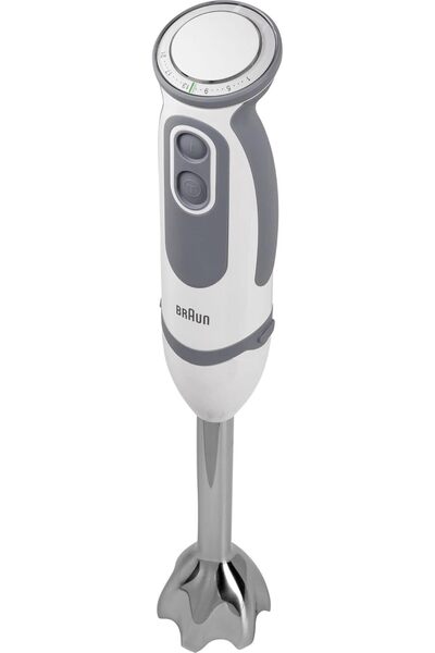 Braun خلاط يدوي هاوس هولد mq5200، بلاستيك، أبيض/رمادي