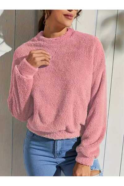 Es Sport Γυναικεία Ρούχα για Φθινόπωρο και Χειμώνα, Λούτρινο με λαιμόκοψη, Άν...