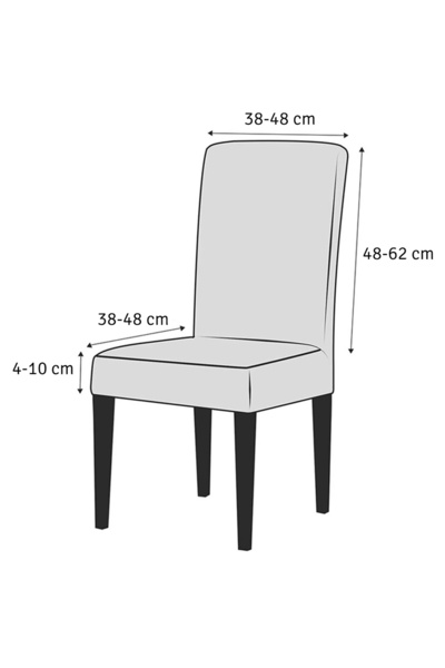 zola Κάλυμμα καρέκλας γενικής χρήσης με πλάτη, μαλακό υλικό, ελαστικό, καφέ