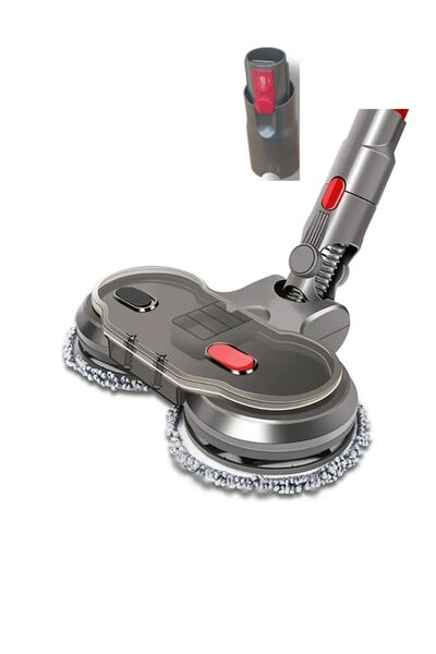 SupurgePlus Dyson V12 Şarjlı Süpürgeler ile Uyumlu MOP Temizleme Başlığı Su H...