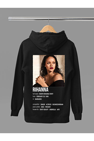 MAGORS سترة ريهانا الرياضية ذات القلنسوة بأكمام طويلة مصنوعة من القطن المطبوع...