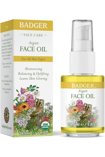 Badger - Face Oil, Argan Oil, Certified Organic, Organic Argan Oil, Organic Face Oil, Moisturizing F