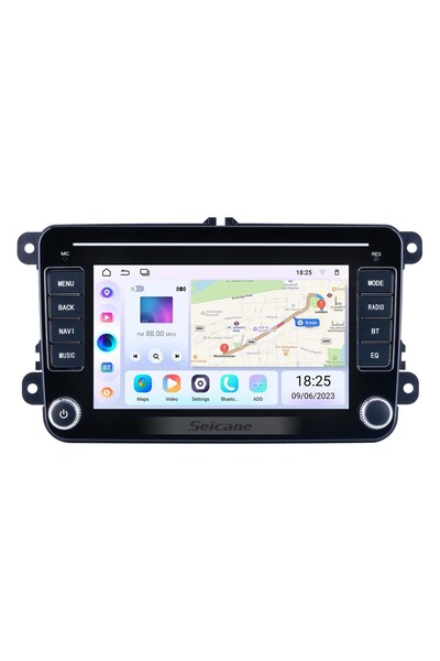 smartgo Volkswagen Evrensel Radyo GPS Navigasyon Sistemi Bluetooth desteği Ca...