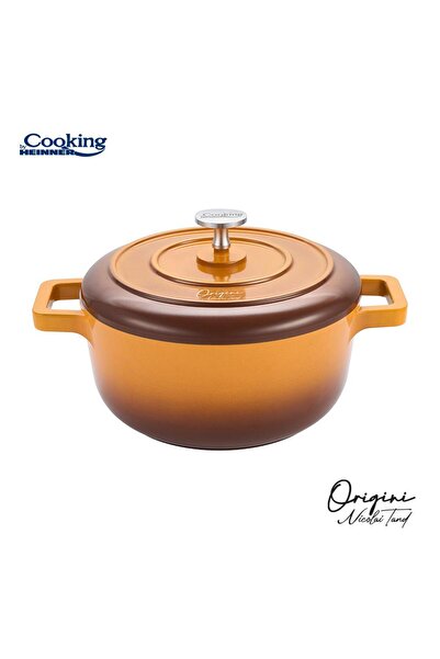 Cooking by Heinner CRATITA ALUMINIU TURNAT + CAPAC 20x10 CM, 2.4L, NICOLAI TA...