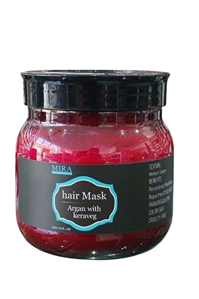 Mera Mask with Argan Oil and Keravage Oil for Damaged and Broken Hair 500ml