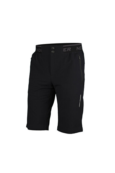 NORTHFINDER Roberto black men's elastic waist shorts
