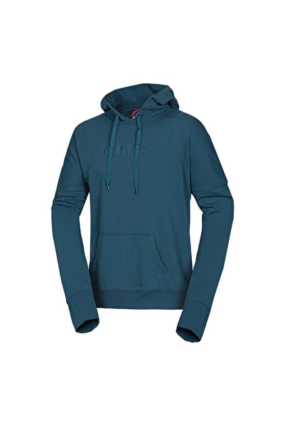 NORTHFINDER Men's oversized cotton hoodie Dallin inkblue