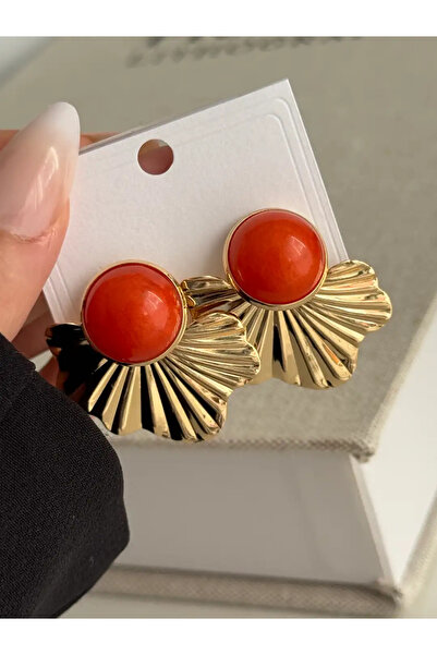 Jewerly Güç ve Zarafetin Buluşması: Kırmızı Akik Detaylı VIP Küpe