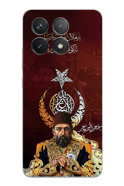 TechTree حافظة سيليكون مطبوعة متوافقة مع POCO F6 PRO من عبد الحميد هان