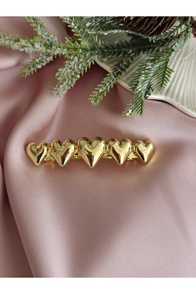 Glamluxe Kadın klipsli kalp model saç tokası