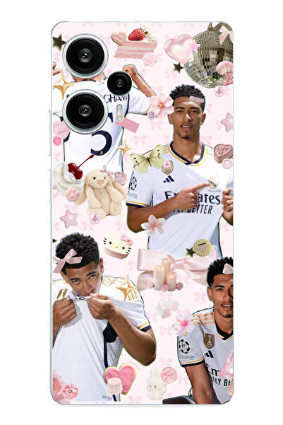 TechTree حافظة سيليكون مطبوعة متوافقة مع POCO F5 من جود بيلينغهام