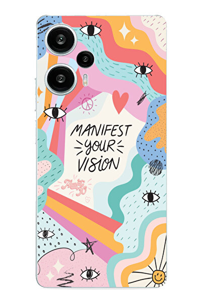 TechTree حافظة سيليكون مطبوعة متوافقة مع POCO F5 بتصميم يعبر عن رؤيتك