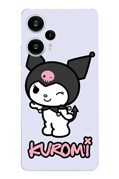 TechTree حافظة سيليكون مطبوعة بتصميم كورومي اللطيف المتوافقة مع POCO F5