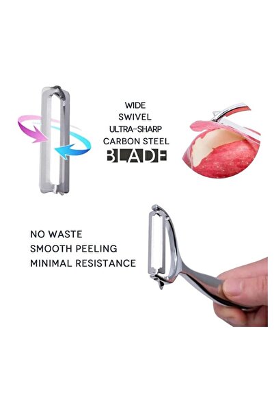 Hope Premium Stainless Steel Y Peeler – Potato, Carrot & Vegetable Peeler Set