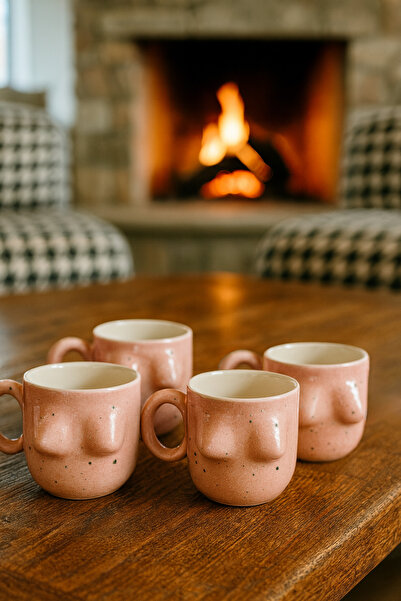 Hulganz Handmade Ceramic Artistic Glazed Mug Female with Nipples / Breasts Tea Coffee Cup Mug Cup