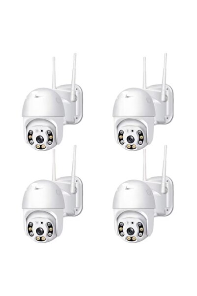 OEM DARI 4MP WiFi 4-Camera Set - YCC365 Plus, Card/Cloud Storage, Motion Tracking, Microphone, Weatherpr