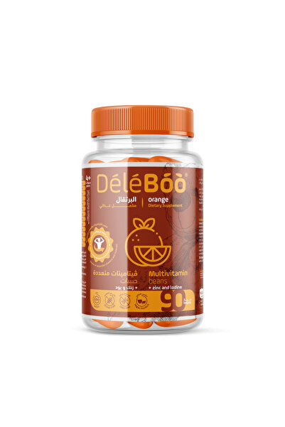 Delly Daily Boo Beans Multivitamins with Zinc & Iodine, Orange 90 Tablets 90 Tablets