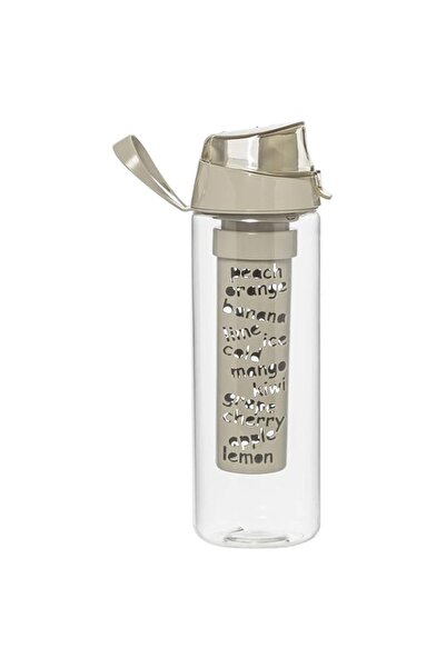 Generic Solmazer Herevin 750ml Bottle with Fruit Infuser - Grey, H-161557-SF