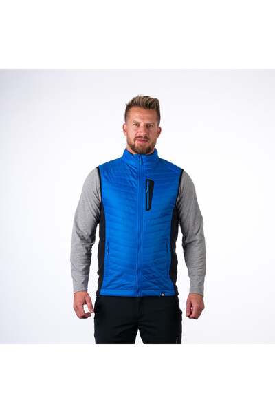 NORTHFINDER Classic cut outdoor hybrid vest for men Zayna blue
