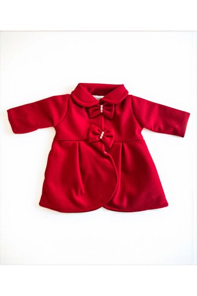 Botez Coat for little girl – red