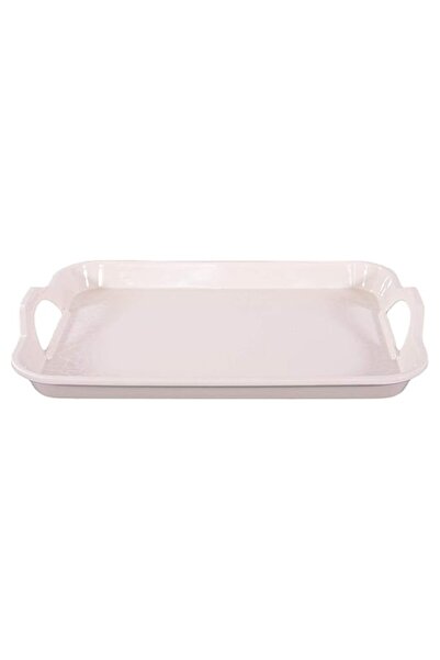 Generic Royalford Plastic Serving Tray - 1 Piece, Off White