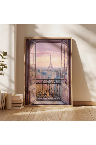 Tuba Decor Tablo dintr-o singură bucată cu rame din lemn pentru sufragerie, s...